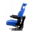 Fotel siedzenie ciągnikowe komfortowe materiałowe + podłokietnik TEKSAS (niebieskie jasne)